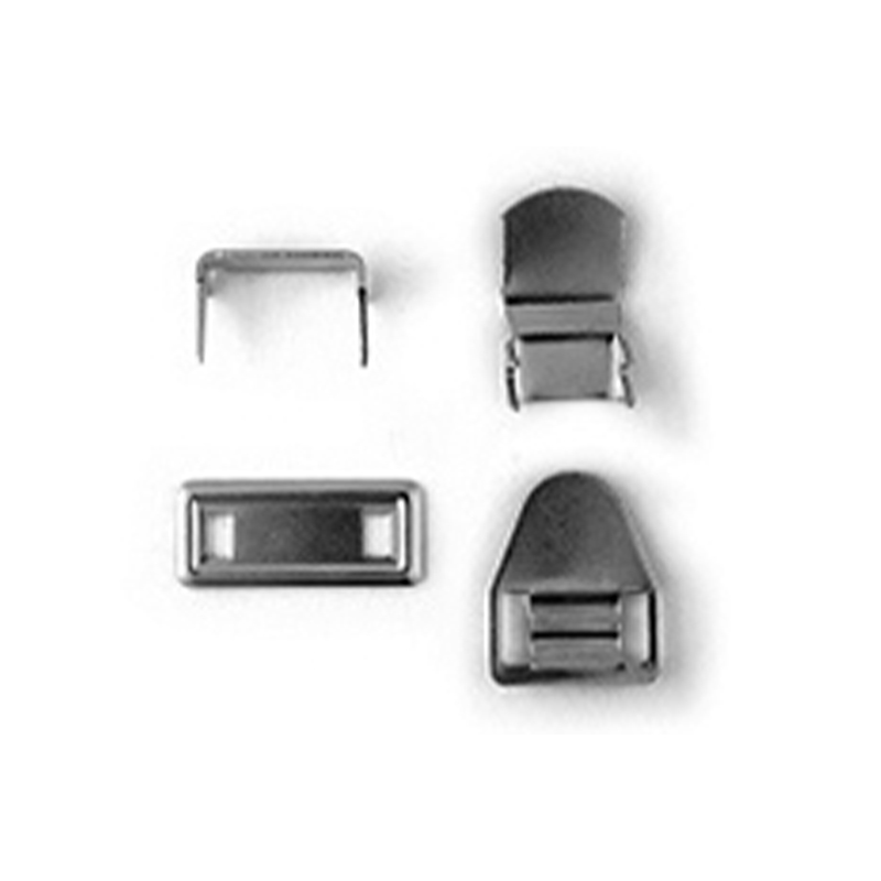 Set 20 Chiusure A Gancio E Occhiello Per Abbigliamento, 5 Colori (Rame, Argento, Nero, Bronzo, Oro), Per Gonne E Pantaloni